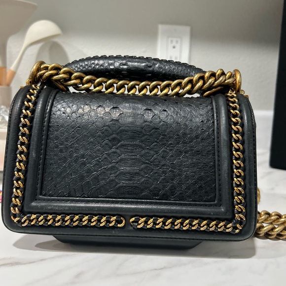 Chanel Python boy purse - Picture 6 of 12